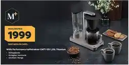 Megaflis Wilfa Performance kaffetrakter CM7T-125 1,25L Titanium tilbud