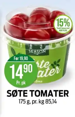 Kiwi Søte tomater tilbud