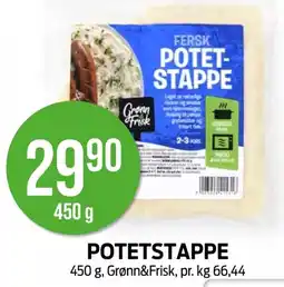 Kiwi GRØNN&FRISK Potetstappe tilbud