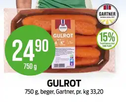 Kiwi GARTNER Gulrot tilbud