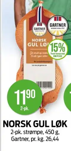Kiwi Norsk gul løk tilbud