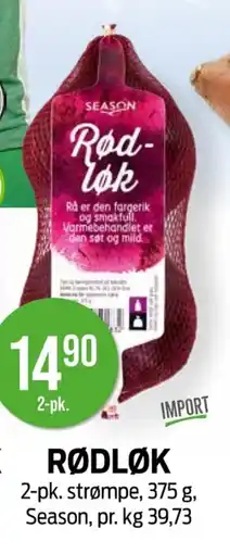 Kiwi SEASON Rødløk tilbud