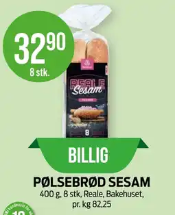 Kiwi BAKEHUSET Pølsebrød sesam tilbud