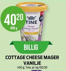 Kiwi TINE Cottage cheese mager vanilje tilbud