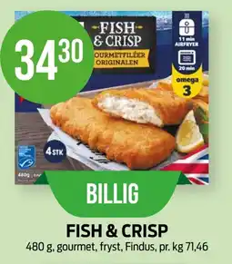 Kiwi FINDUS Fish & crisp tilbud