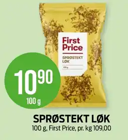 Kiwi FIRST PRICE Sprostekt løk tilbud