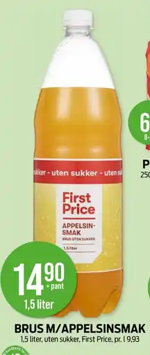 Kiwi FIRST PRICE Brus m/appelsinsmak tilbud