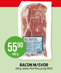 Kiwi FIRST PRICE Bacon m/svor tilbud