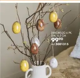 Sparkjøp DEKOREGG 6 PK. DIA. 4,5 CM tilbud