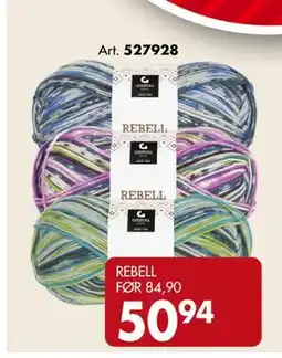 Sparkjøp REBELL tilbud