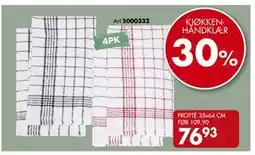 Sparkjøp KJØKKENHÅNDKLÆR tilbud