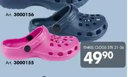 Sparkjøp ENKEL CLOGS STR 21-36 tilbud