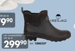 Sparkjøp LAV GUMMISTØVEL STR 36-41 tilbud