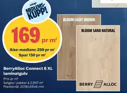Coop Obs BerryAlloc Connect 8 XL laminatgulv tilbud