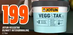 Coop Obs Jotun vegg&tak 05/matt interiørmaling tilbud