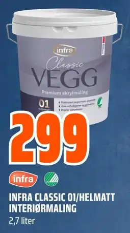 Coop Obs Infra classic 01/helmatt interiørmaling tilbud