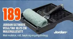 Coop Obs Jordan ultimate vegg/tak 18/25 cm malerullesett tilbud