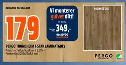 Coop Obs Pergo trondheim 1-stav laminatgulv tilbud
