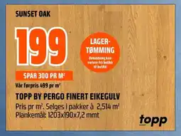 Coop Obs Topp by pergo finert eikegulv tilbud
