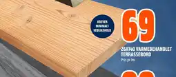 Coop Obs 26x140 Varmebehandlet terrassebord tilbud
