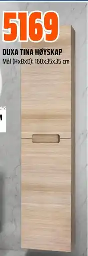 Coop Obs Duxa Tina høyskap tilbud