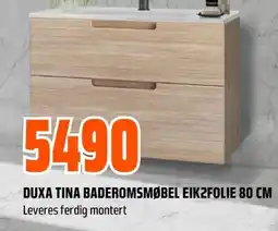 Coop Obs Duxa Tina baderomsmøbel eik2folie tilbud