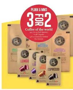 CC Mat Coffee of the world tilbud