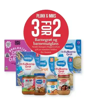 CC Mat Barnegrøt og barnematglass tilbud