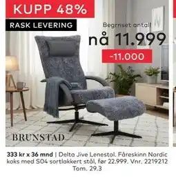 Skeidar Delta Jive Lenestol tilbud