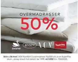 Skeidar XOV Komfort 5 overmadrass tilbud