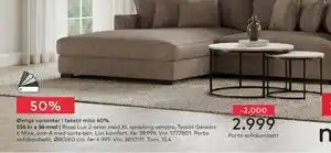 Skeidar Porto sofabordsett tilbud