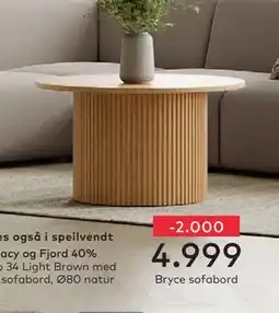 Skeidar Bryce sofabord tilbud