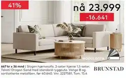 Skeidar Slogen hjørnesofa tilbud