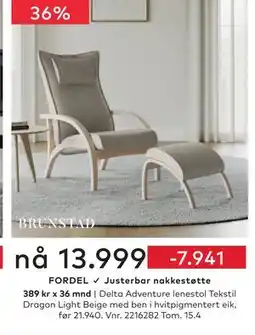 Skeidar Delta Adventure lenestol tilbud