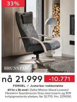 Skeidar Delta Motion Wood Lenestol tilbud