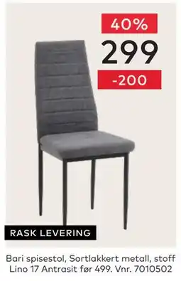 Skeidar Bari spisestol tilbud