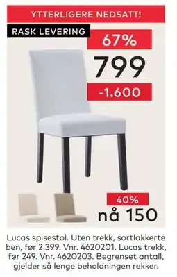 Skeidar Lucas trekk tilbud