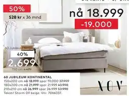 Skeidar 60 JUBILEUM KONTINENTAL tilbud