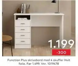 Skeidar Function Plus skrivebord tilbud