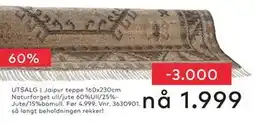 Skeidar Jaipur teppe tilbud