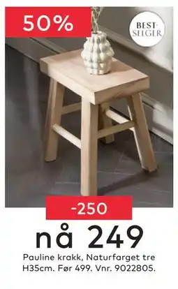 Skeidar Pauline krakk tilbud