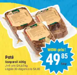 Eurocash Paté Sanpareil tilbud