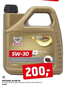 jem & fix Motorolje 5W/30 tilbud