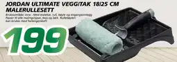 Coop Byggmix Jordan ultimate vegg/tak 18/25 cm malerullesett tilbud