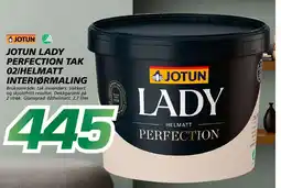 Coop Byggmix Jotun Lady perfection tak 02/helmatt interiørmaling tilbud