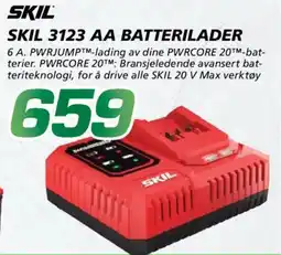 Coop Byggmix SKIL 3123 AA Batterilader tilbud