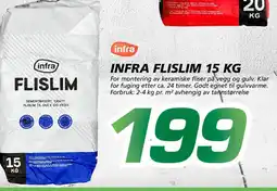 Coop Byggmix Infra Flislim tilbud