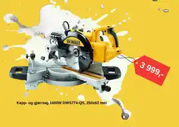 Montér DEWALT Kapp- og gjærsag 1400W DWS774-QS tilbud