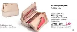 Oriflame Layers Of You Make-Up Bag tilbud