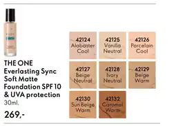 Oriflame THE ONE Everlasting Sync Soft Matte Foundation SPF 10 & UVA protection tilbud